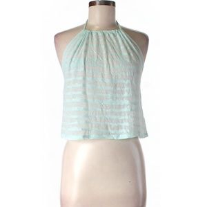 Emma & Sam Mint Halter Top